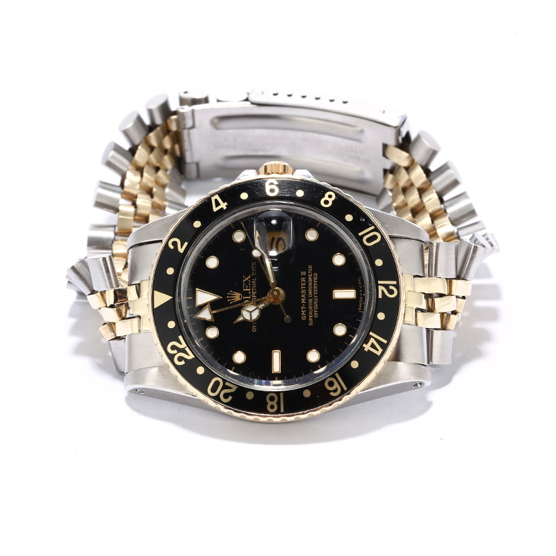 Rolex GMT-Master 16753 Two Tone American Oval Link