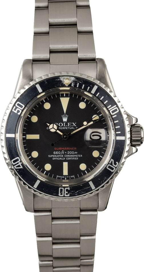 Vintage 1973 Rolex Submariner 1680 Faded Bezel