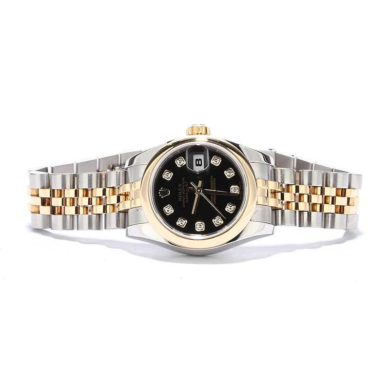 Rolex Datejust 179163 Black Diamond Dial