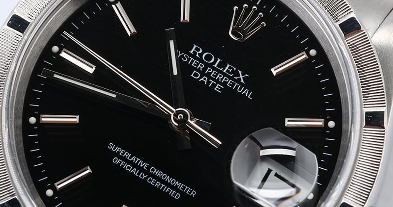 Used Rolex Date 15210 Black Dial