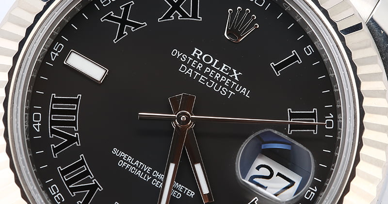 PreOwned Rolex Datejust II Ref 116334 Matte Black Dial