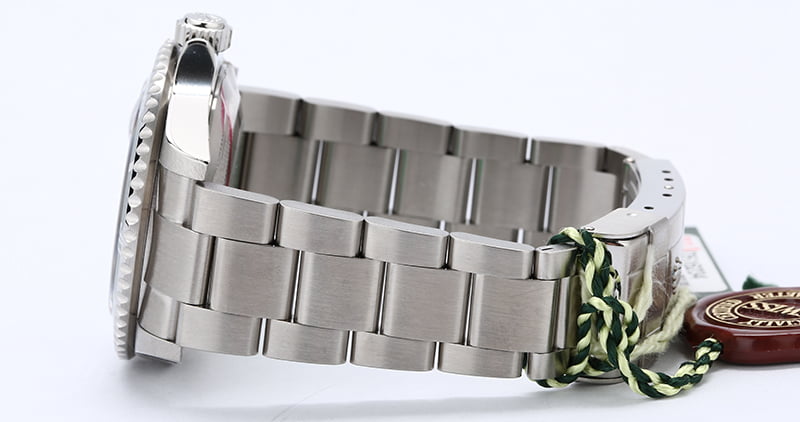 Rolex Submariner 16610V Kermit with Factory Stickers