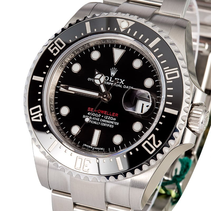 Used Rolex Sea-Dweller 126600 Red Lettering Ceramic Model