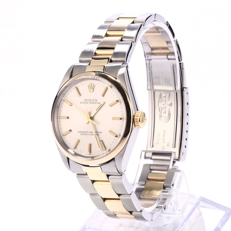 Pre Owned Rolex Oyster Perpetual 1002 Two Tone