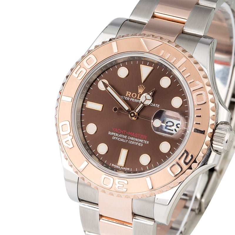 Unworn Rolex Yacht-Master 116621 Two Tone Everose Oyster