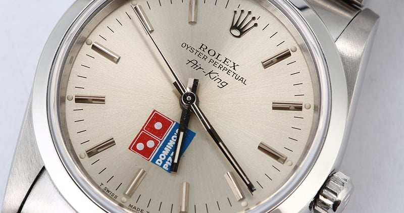 Rolex Air-King 14000 Domino's Logo Dial