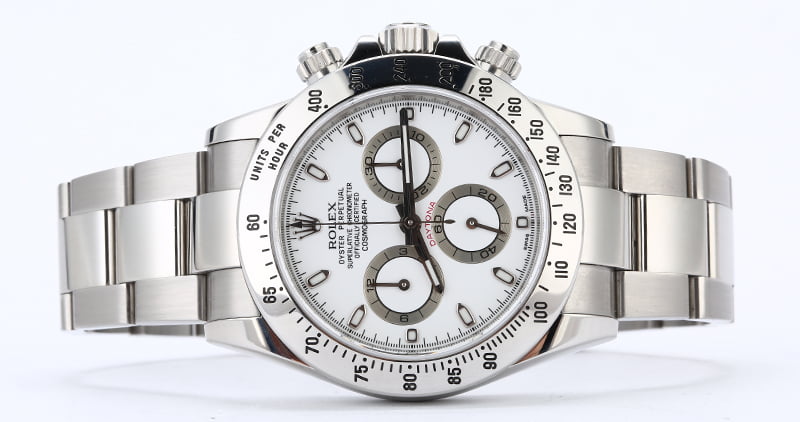 Rolex Daytona 116520 White Dial Steel Cosmograph