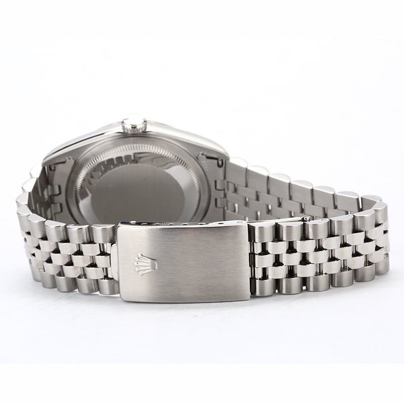 Certified Rolex Datejust 16234 Silver Dial