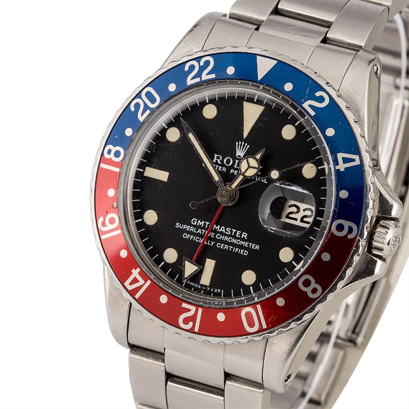 Vintage 1968 Rolex GMT-Master 1675 Mark I Dial