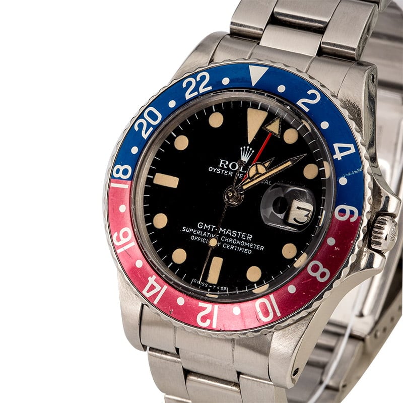 Buy Vintage Rolex GMT Master 1675 Bob s Watches Sku 120454