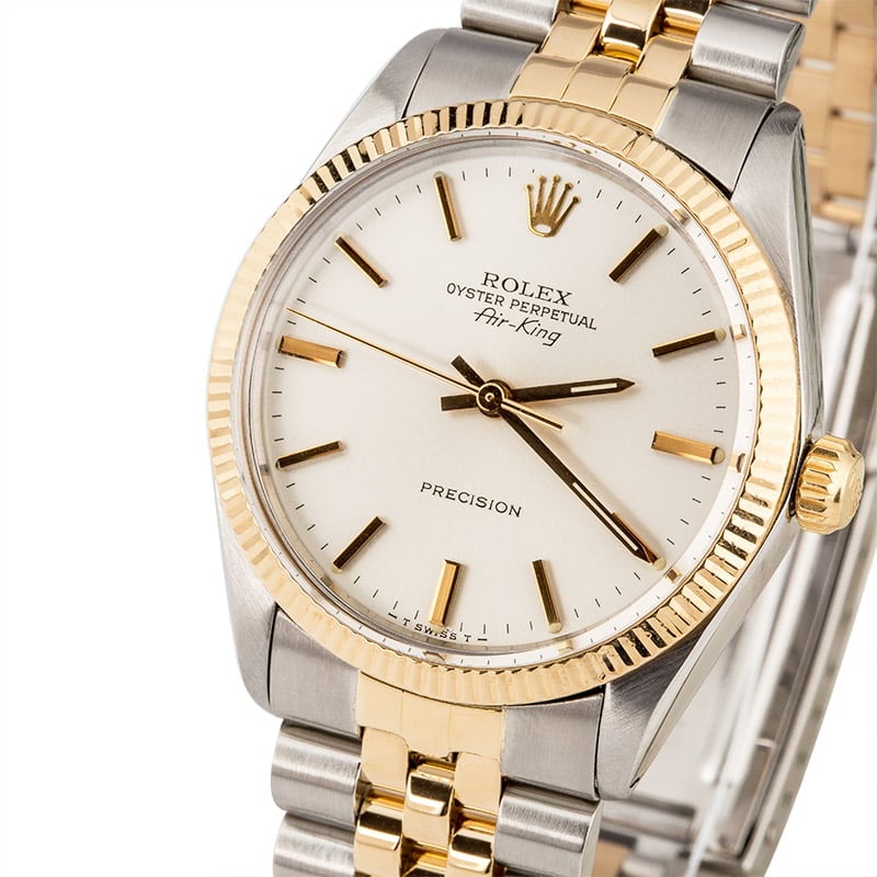 Rolex Air-King 5501 Silver Dial