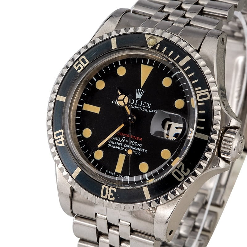 Vintage 1971 Rolex Red Submariner 1680