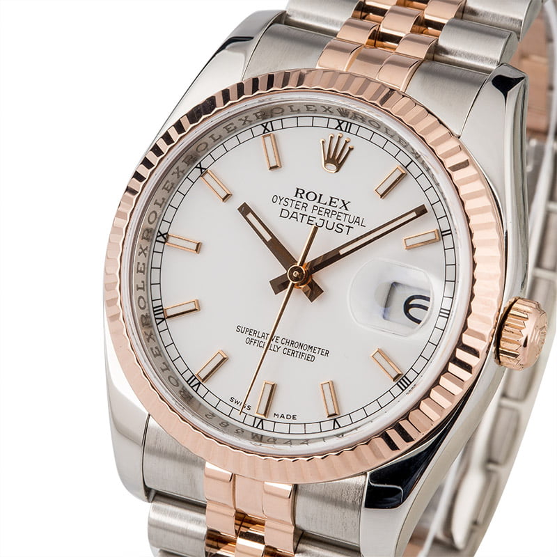 Rolex Datejust 116231 Two-Tone Everose Jubilee