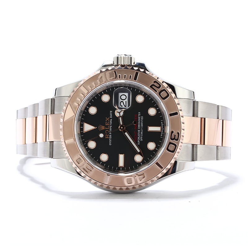 PreOwned Rolex Yacht-Master 116621 Two Tone Everose Oyster Band