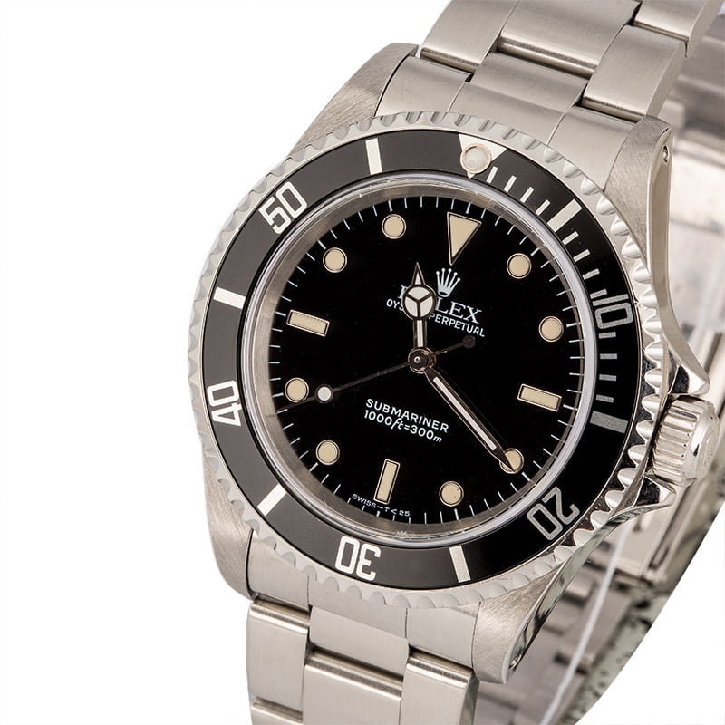 Used Rolex Submariner 14060 No Date Model