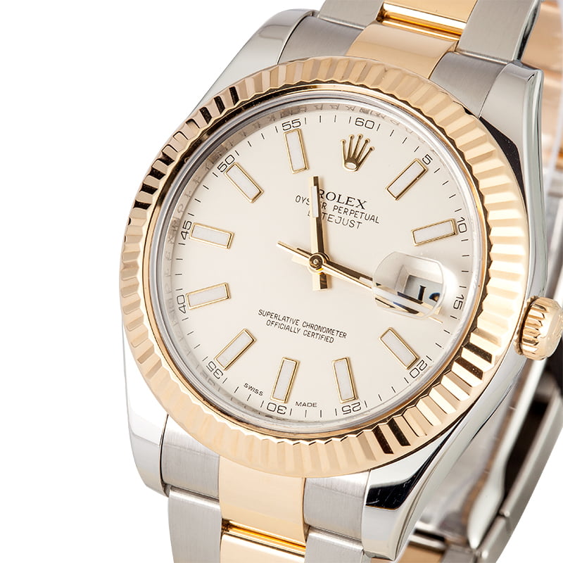 Rolex DateJust 41MM Ivory