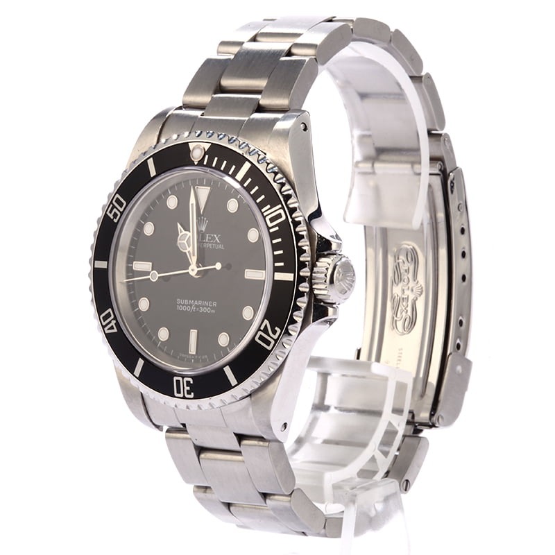 Used Rolex Submariner 14060 Black Timing Bezel