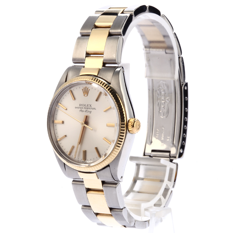 Pre Owned Rolex Air-King 5501 Silver Dial