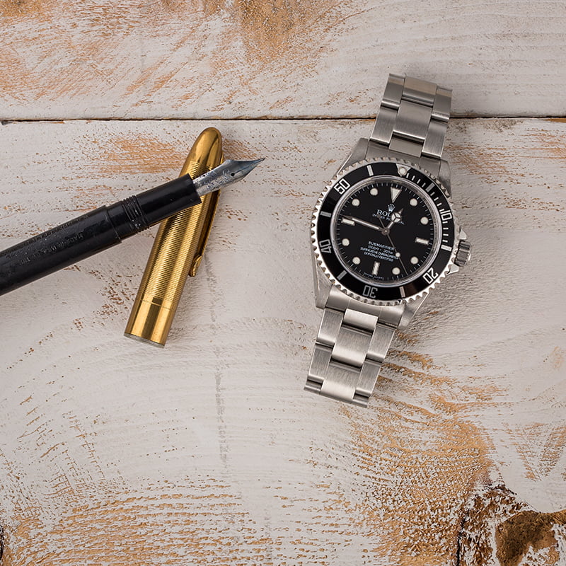 Used Rolex Submariner 14060 Serial Engraved No Date