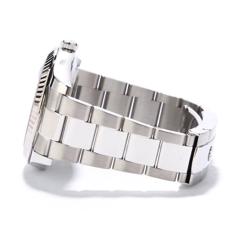 PreOwned Rolex Datejust II Ref 116334 Blue Index Dial