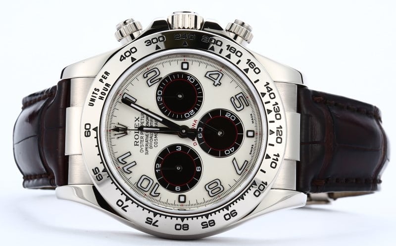 PreOwned Rolex Daytona 116519 Ivory Arabic Dial