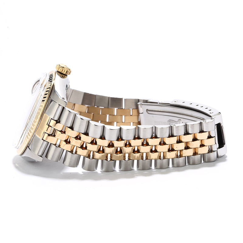 PreOwned Rolex Two Tone Datejust 16013 Champagne Dial