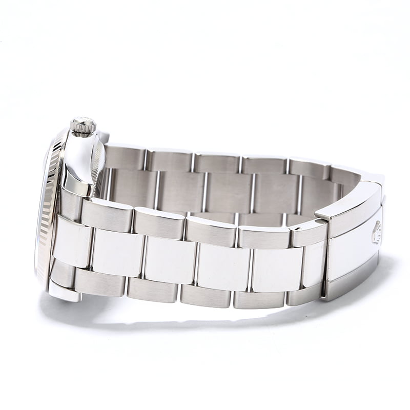 Rolex Date 115234 Black Roman Dial