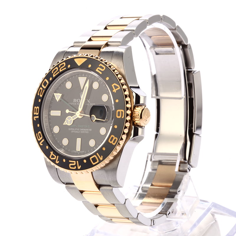 Rolex GMT-Master II Ref 116713 Ceramic Bezel Two Tone Watch