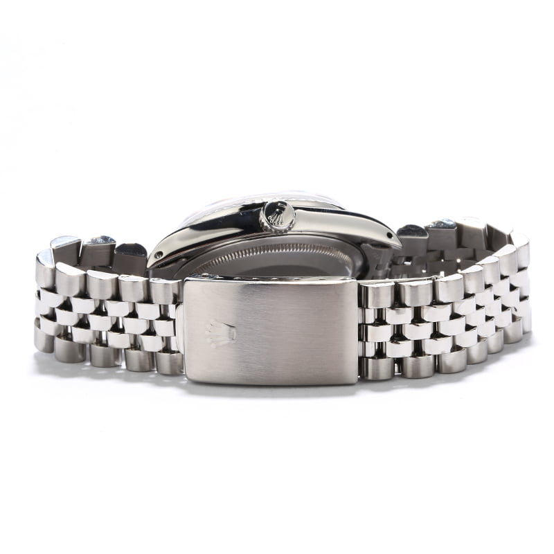 Used Rolex Datejust 16220 Silver Tapestry Dial