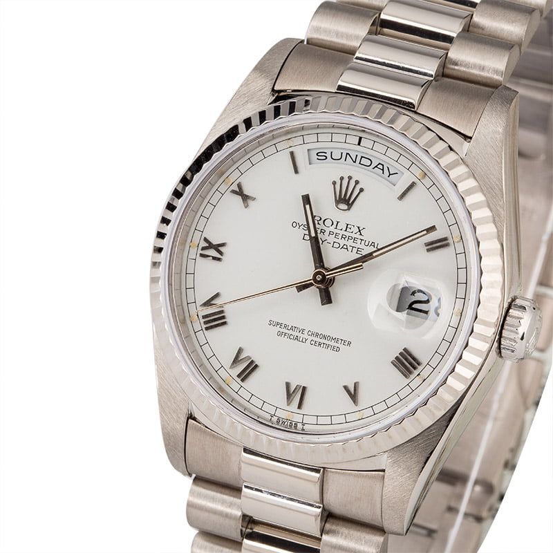 PreOwned Rolex Day-Date 18239 White Gold President