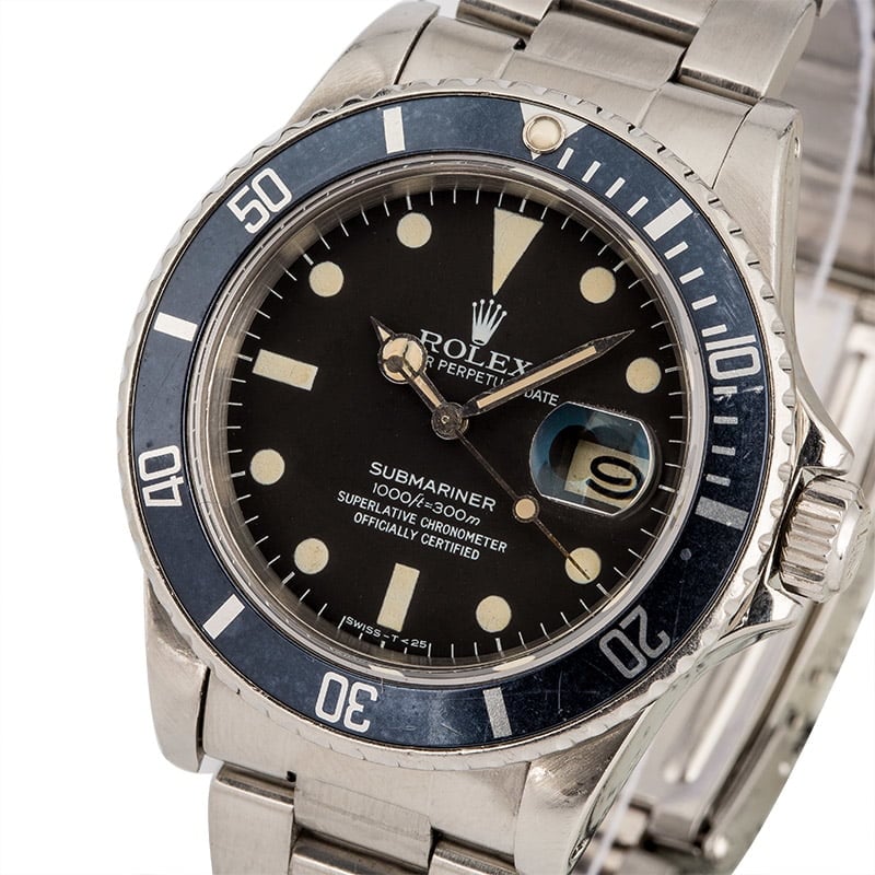 Buy Used Rolex Submariner 16800 Bob s Watches Sku 122055