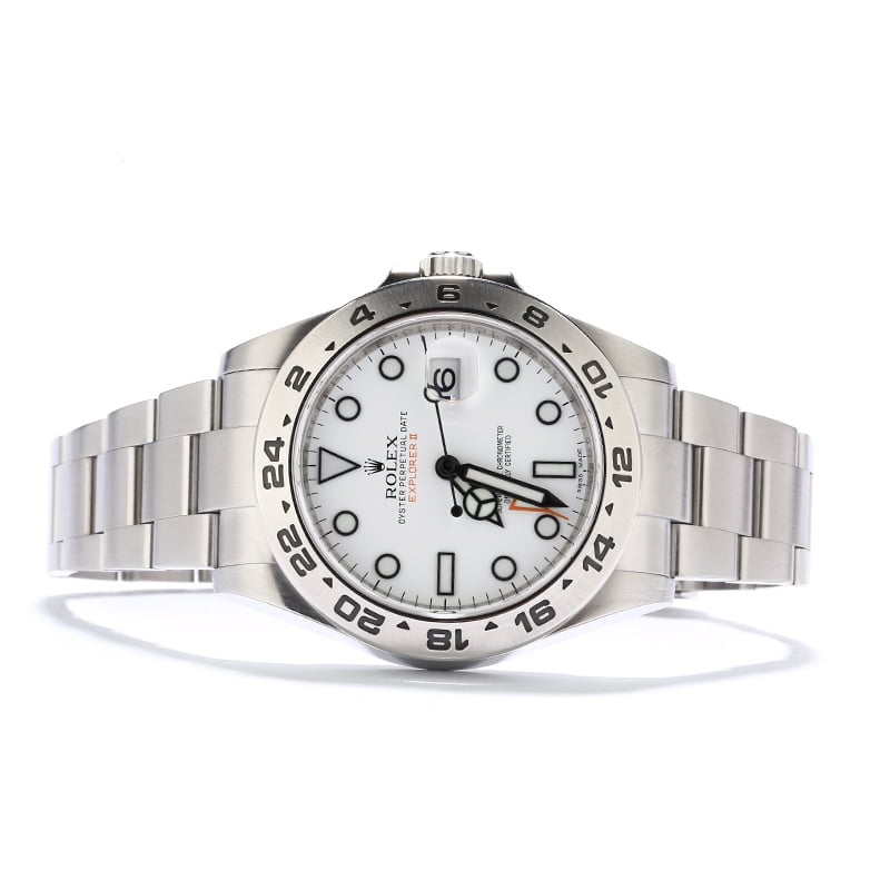 Used Rolex Explorer II Ref 216570 White 'Polar' Dial