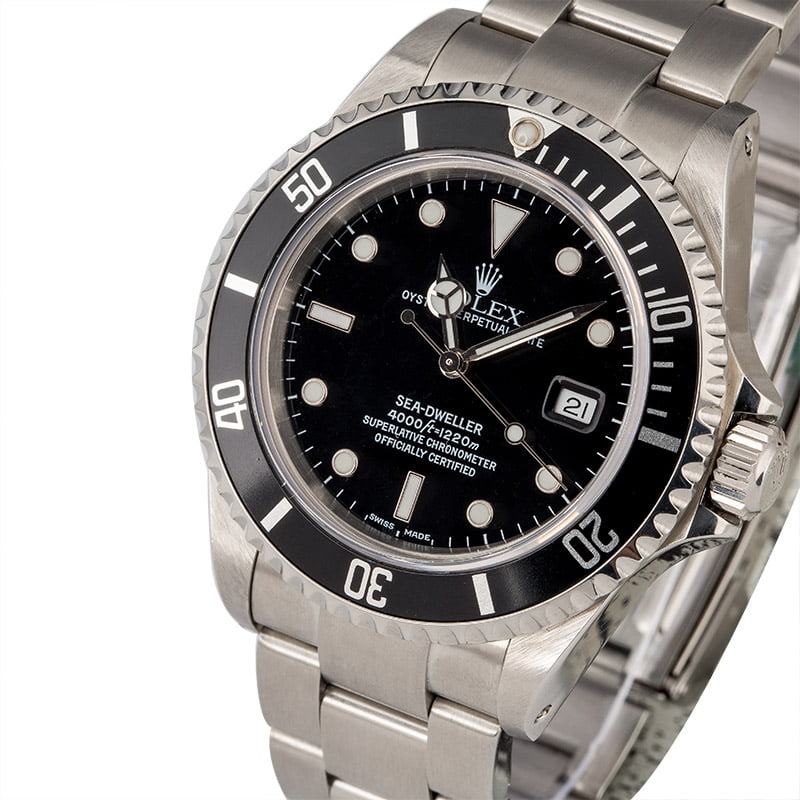 PreOwned Rolex Sea-Dweller 16600 Diver's Watch