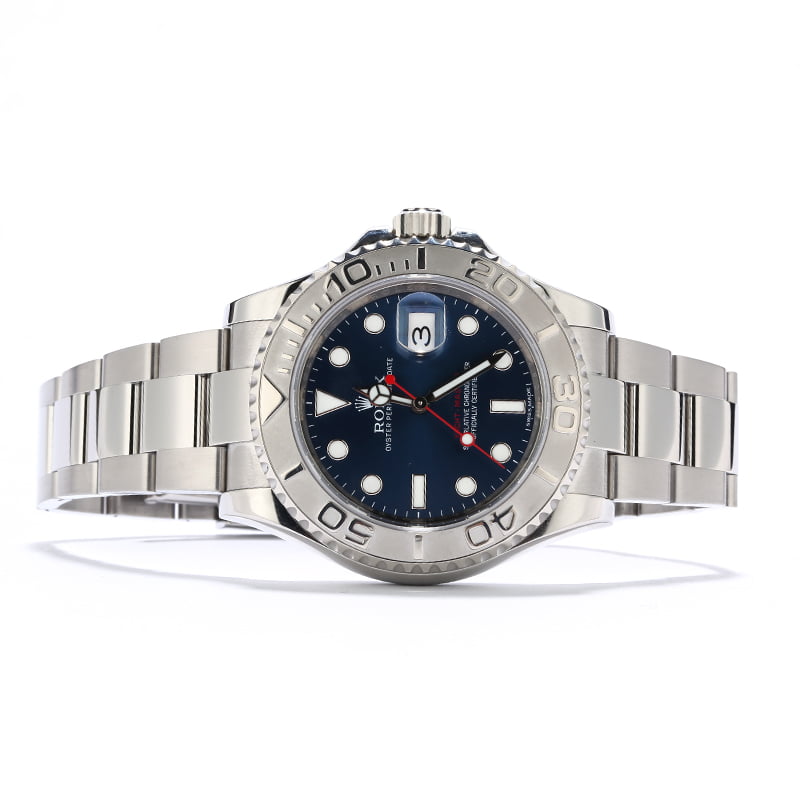 PreOwned Rolex Yacht-Master 116622 Blue Luminous Dial