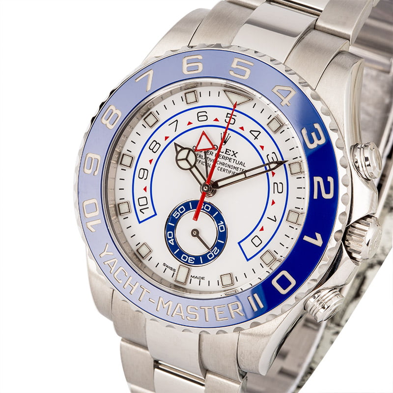 PreOwned Rolex Yacht-Master II 116680 Blue Ceramic