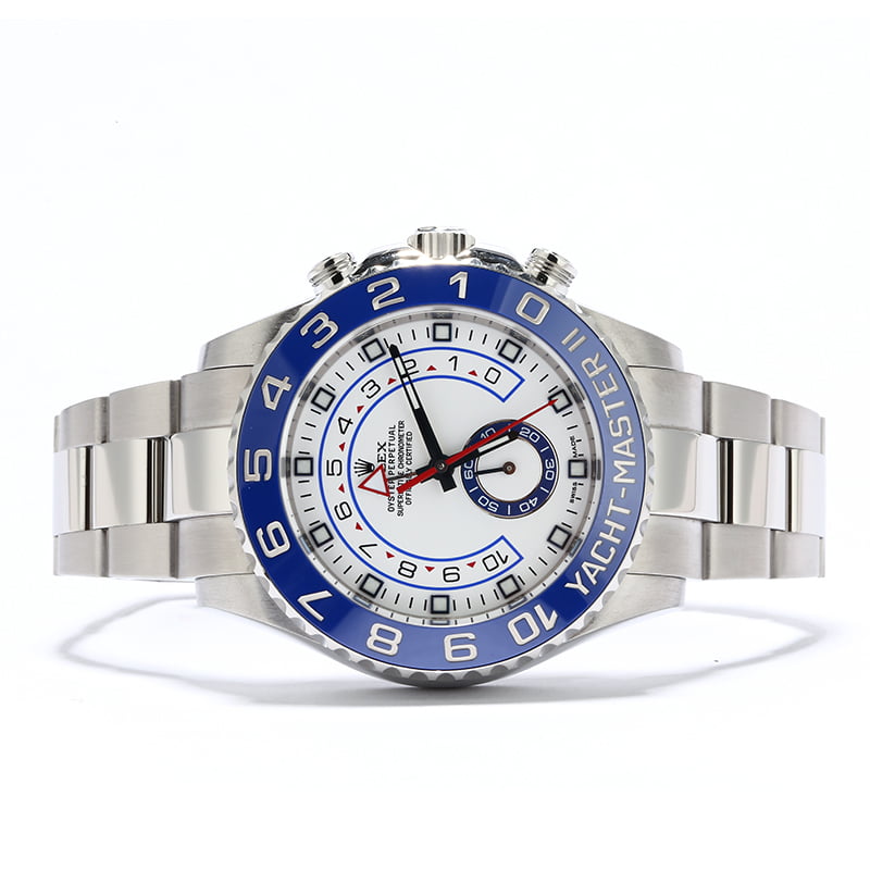 PreOwned Rolex Yacht-Master II 116680 Blue Cerachrom Bezel