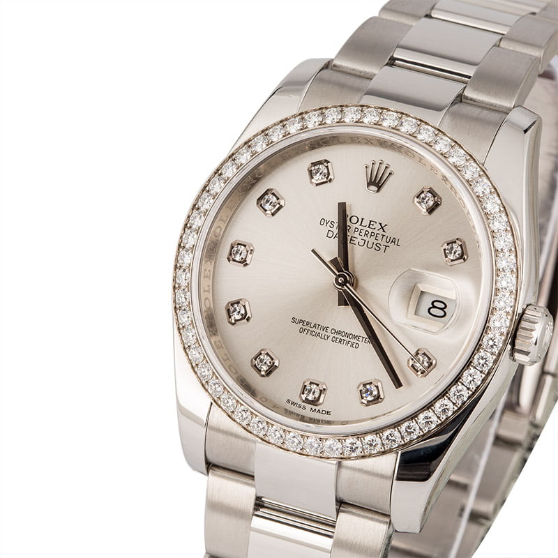 Used Rolex Datejust 116244 Diamonds