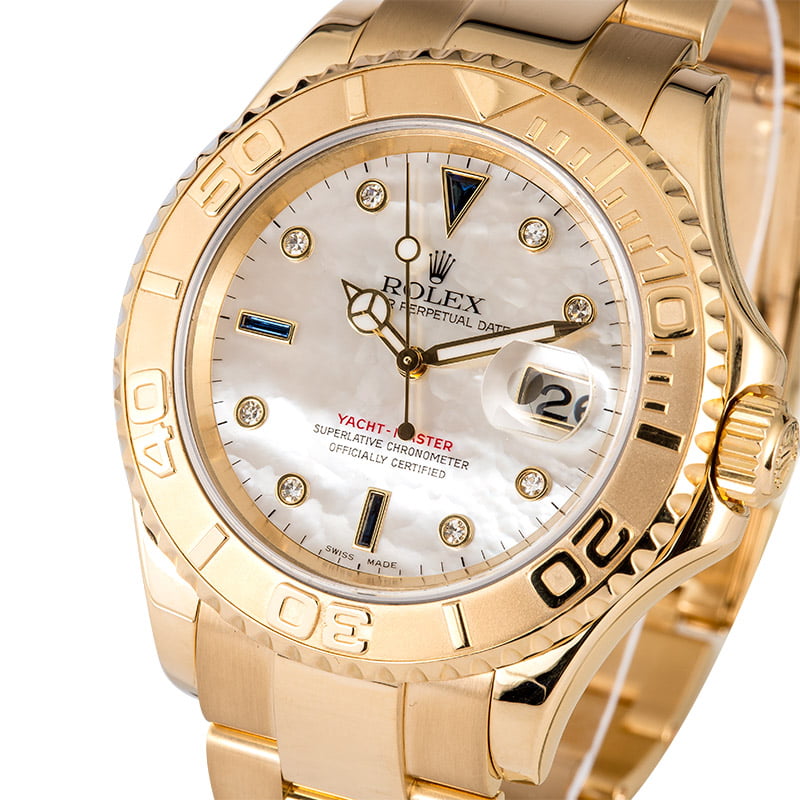 PreOwned Rolex Yacht-Master 16628 Mother of Pearl