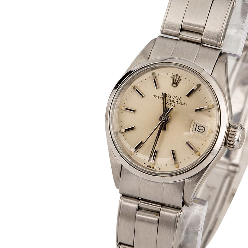 Used Rolex OysterDate 6694 Silver Dial