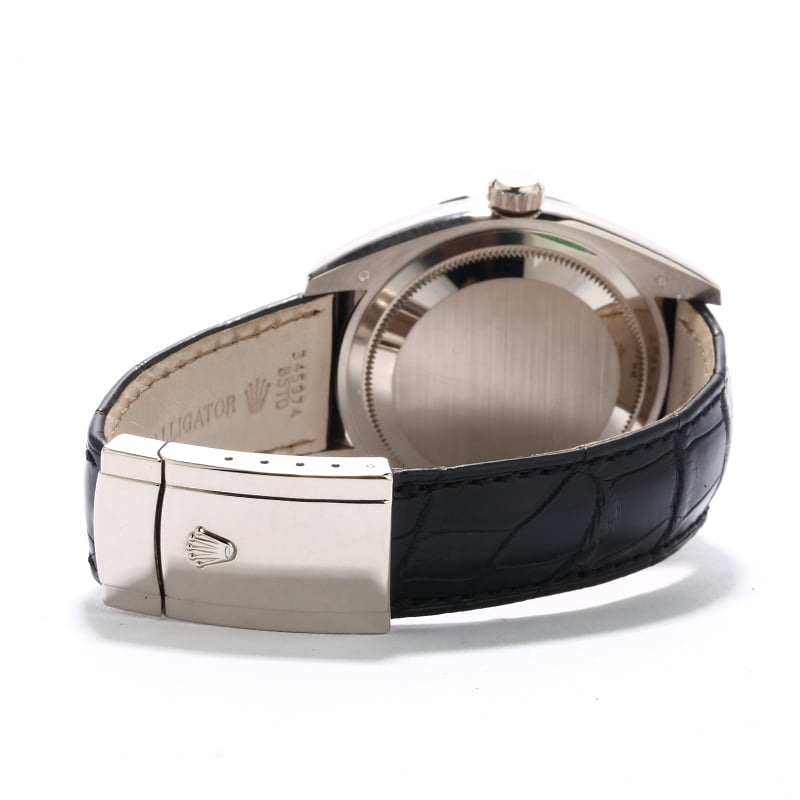 Rolex Sky-Dweller 326139 Black Arabic Dial Leather