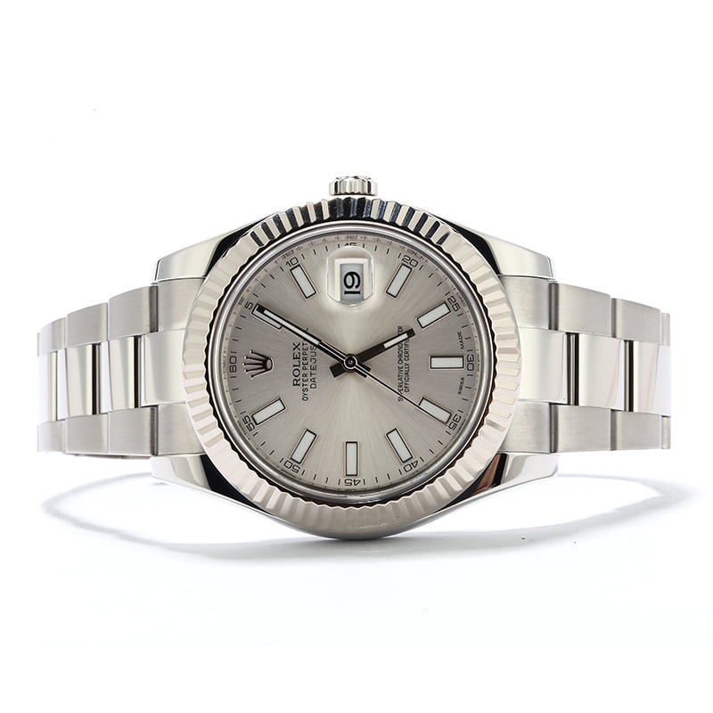 Used Rolex Datejust 116334 Silver Dial