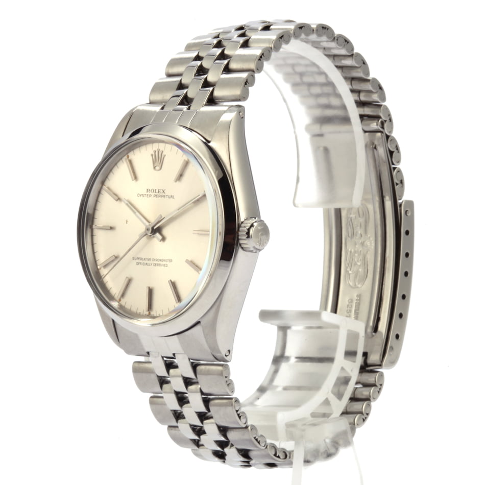 Pre Owned Rolex Oyster Perpetual 1003 Silver Dial
