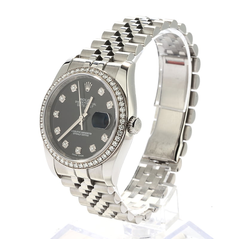 PreOwned Rolex Datejust 116244 Diamond Dial & Bezel