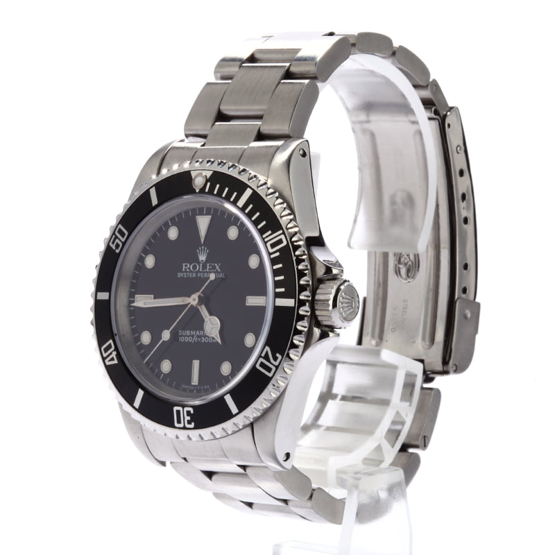 Used Rolex Submariner 14060 Timing Bezel Watch