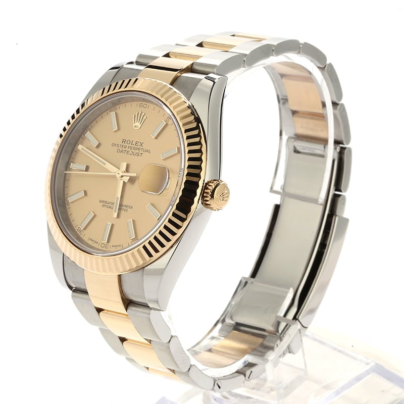 Used Rolex Datejust 41 Ref 126333 Champagne Dial