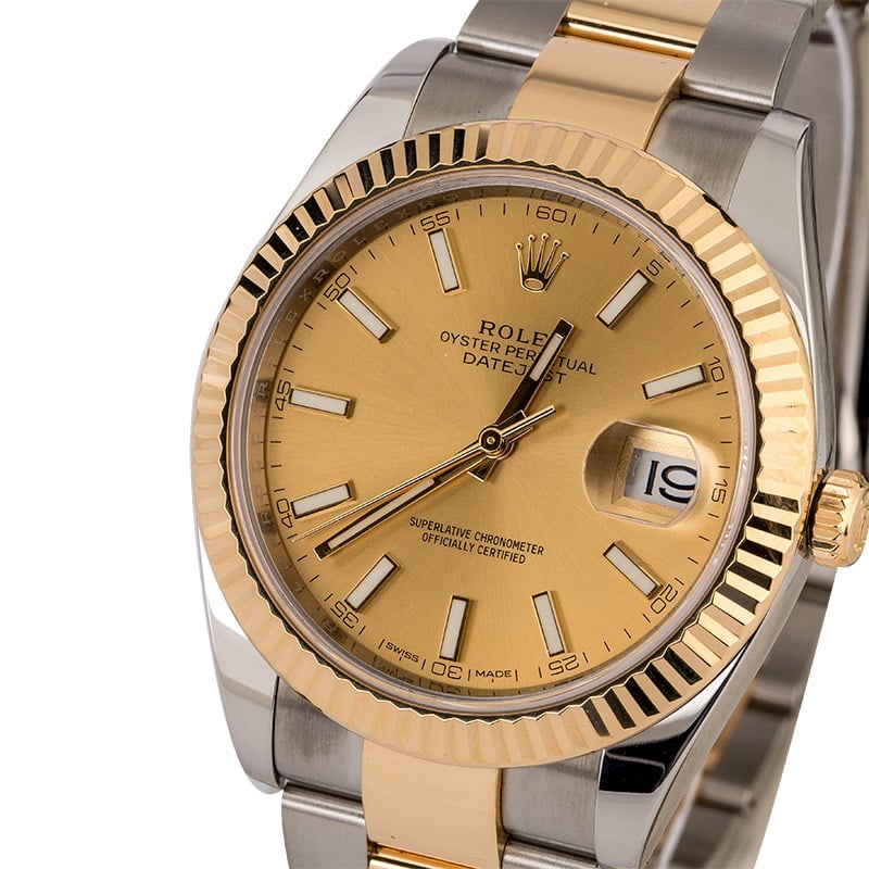 Used Rolex Datejust 41 Ref 126333 Champagne Dial