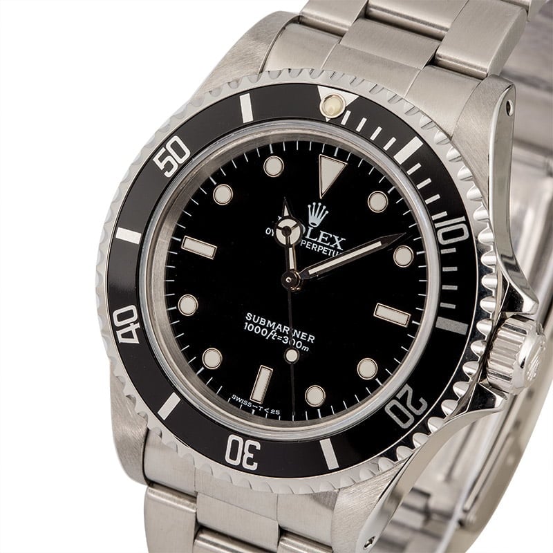 Pre Owned Rolex Submariner 14060 Timing Bezel