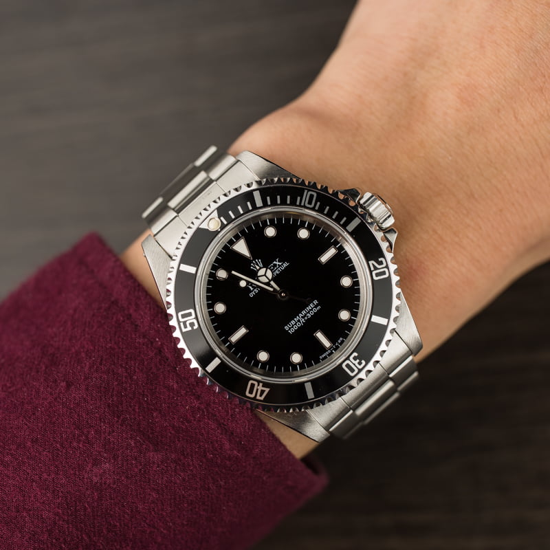 Pre Owned Rolex Submariner 14060 Timing Bezel