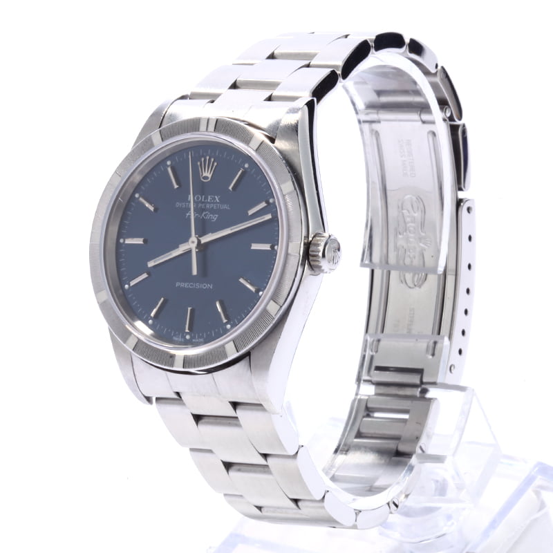 PreOwned Rolex Air-King 14010 Blue Index Dial