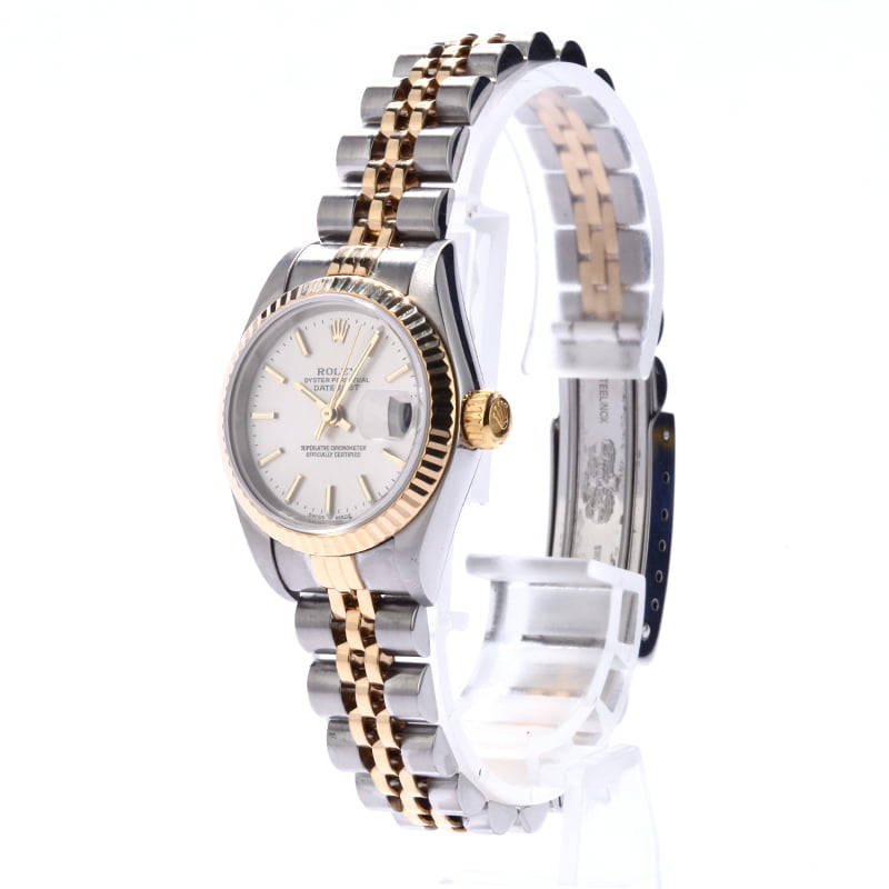 Pre Owned Rolex Ladies Datejust 79173 Silver Index Dial